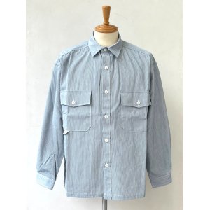 画像: DESCENDANT / ディセンダント / MINE HICKORY STRIPE LS SHIRT