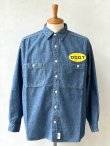 画像1: DESCENDANT / ディセンダント / NORMAN CHAMBRAY LS SHIRT