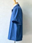 画像2: DESCENDANT / ディセンダント / S WIND OPEN COLLAR SS SHIRT PIGMENT DYE
