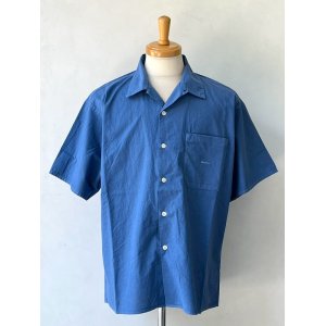 画像: DESCENDANT / ディセンダント / S WIND OPEN COLLAR SS SHIRT PIGMENT DYE