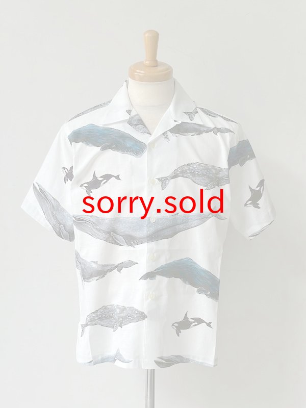 画像1: DESCENDANT / ディセンダント / SEAFARERS TEXTILE SS SHIRT