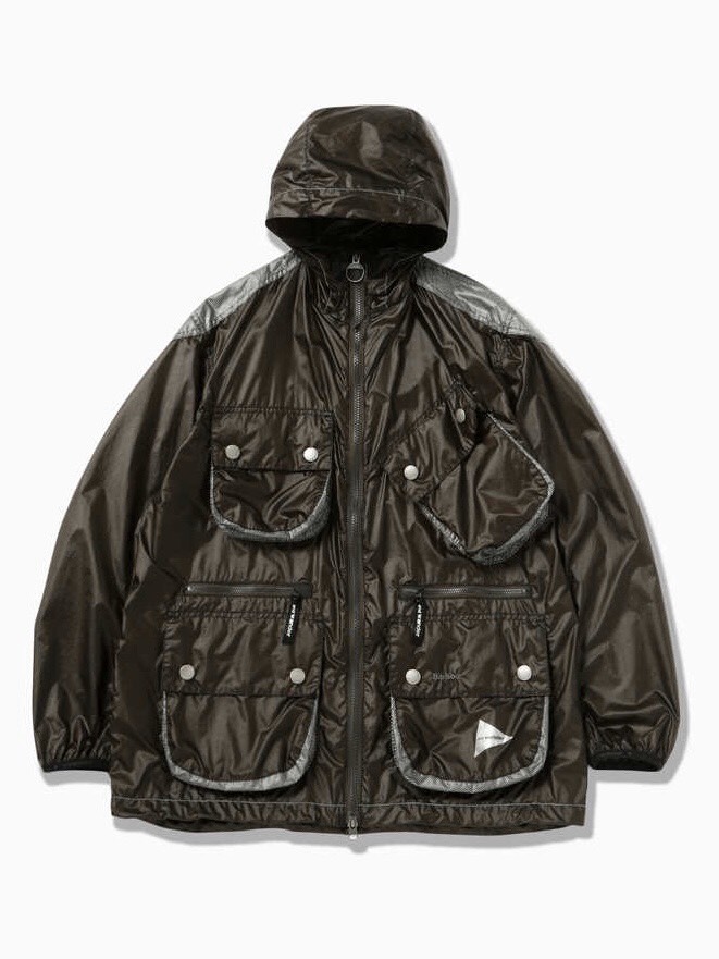 barbour shiny wind hoodie