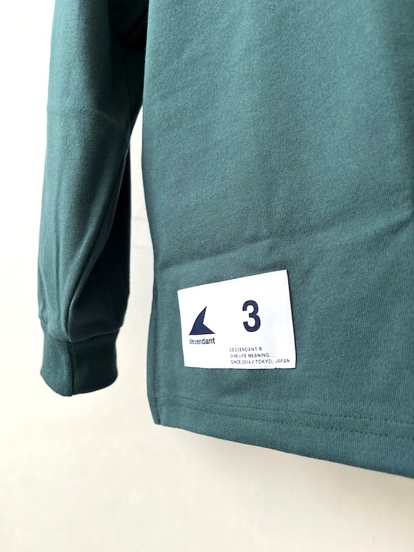 高質 23SS ディセンダント HORIZONTAL POLO LS ポロシャツ 2