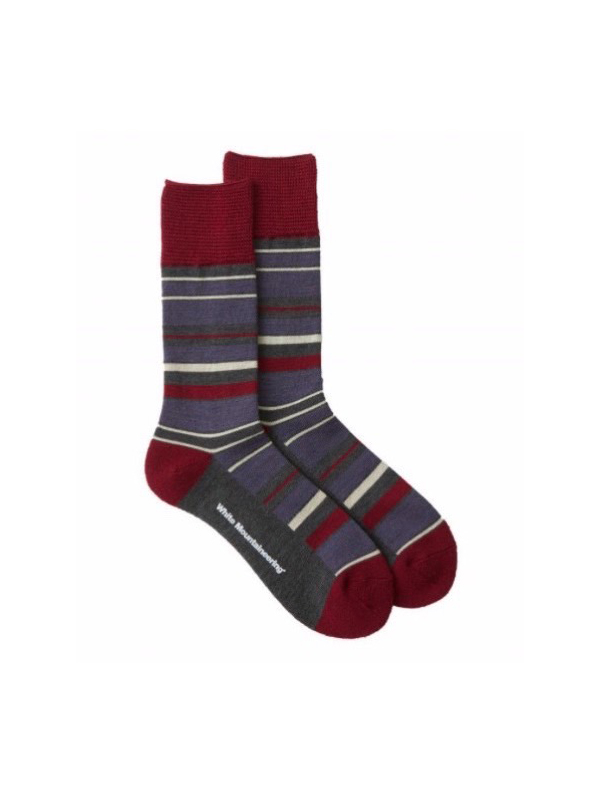 画像2: SALE 30%OFF White Mountaineering / ホワイトマウンテニアリング / MULTI STRIPE SOCKS