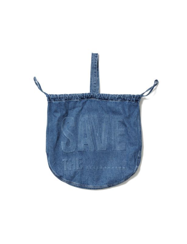 画像1: Sasquatchfabrix. / サスクワァッチファブリックス / "KATHARINE HAMNETT" DENIM HELMET BAG