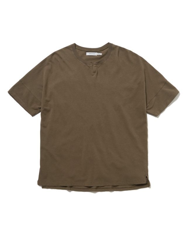 画像1: SALE nonnative / ノンネイティブ / CLERK S/S T-NECK TEE C/L PIQUE