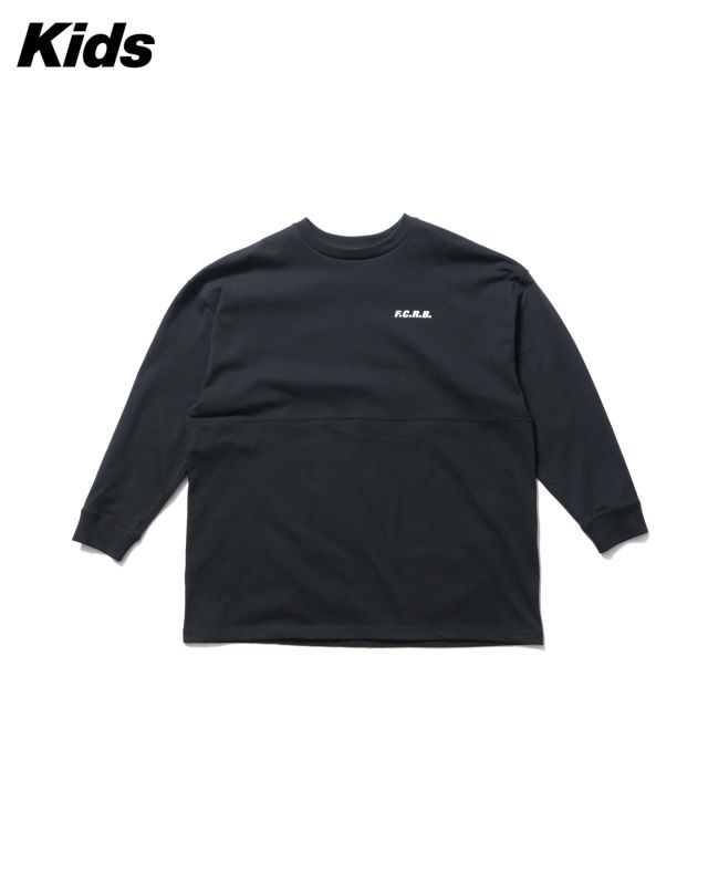 画像1: F．C．REAL BRISTOL for Kids / BLURRED BIG LOGO L/S TEAM BAGGY TEE