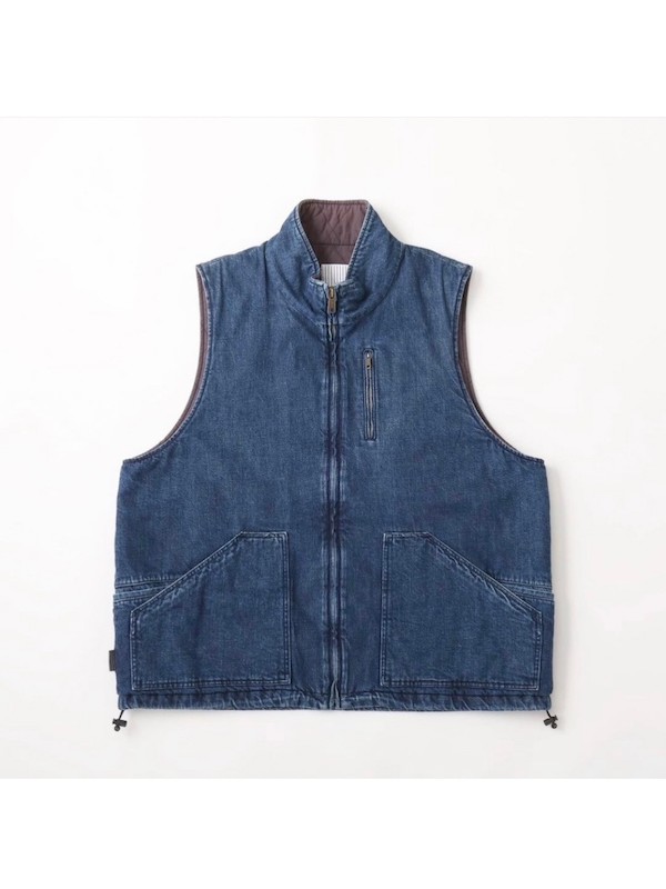 画像1: S.F.C - Stripes For Creative / エスエフシー / WORKER DENIM VEST