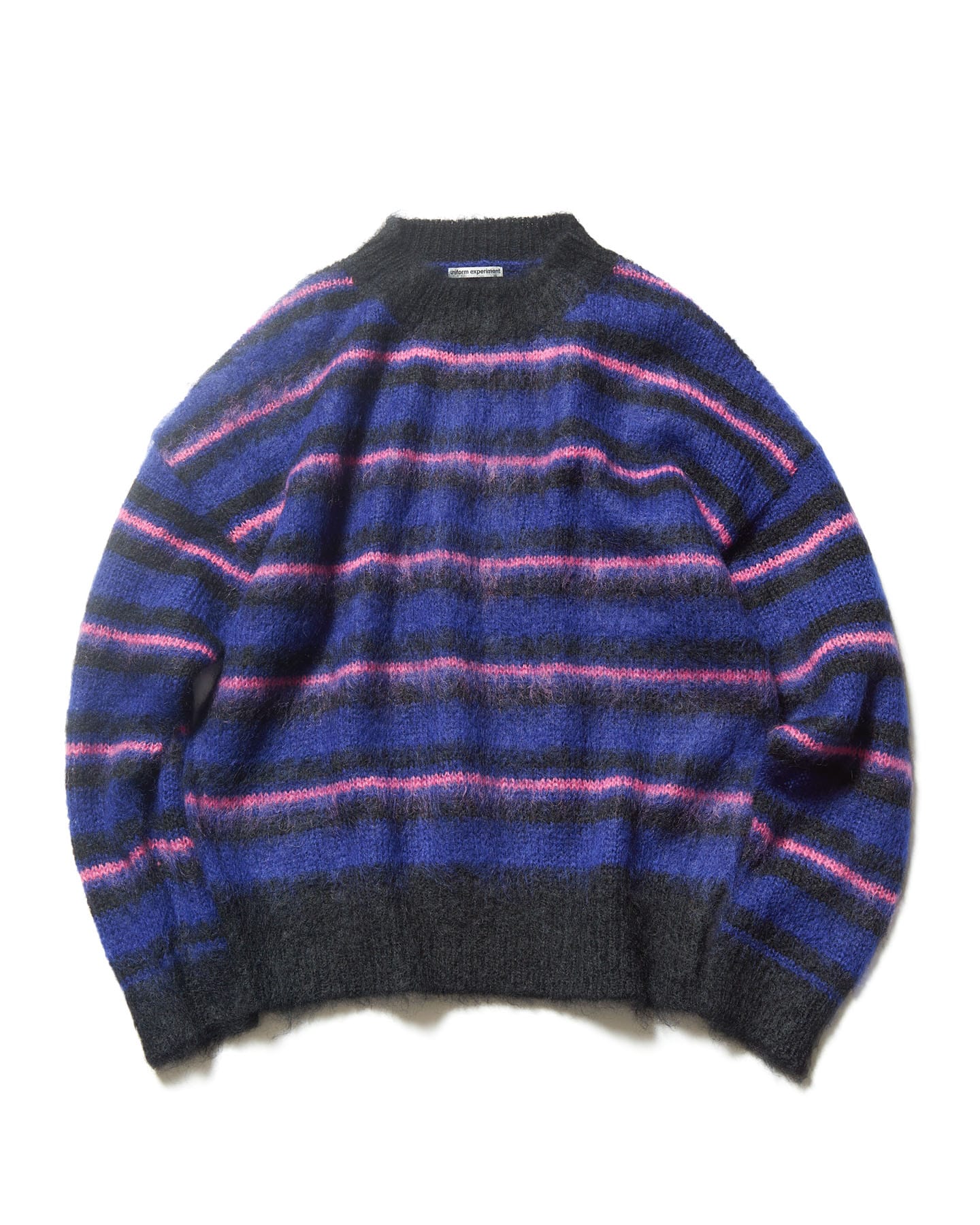 画像1: SALE uniform experiment / BRUSHED BORDER SWEATER