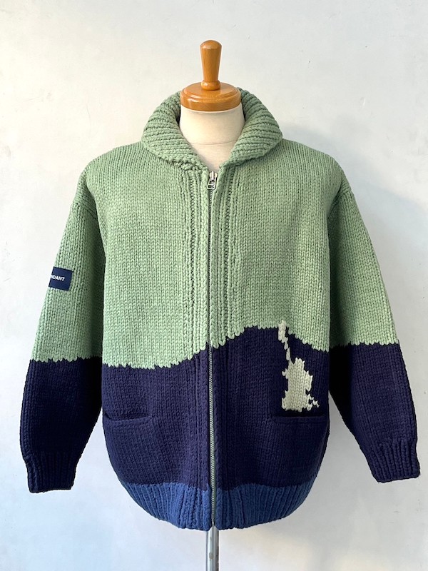 画像1: DESCENDANT / ディセンダント / DAWN COWICHAN SWEATER