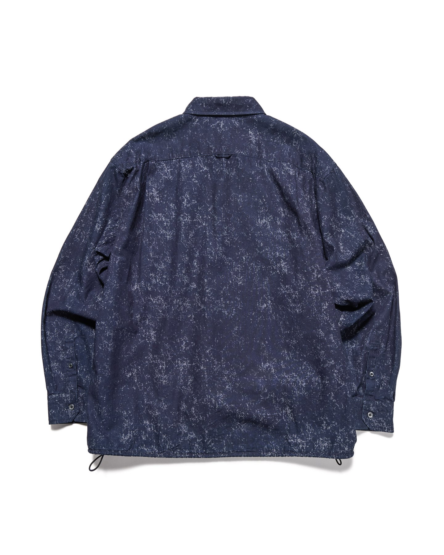 画像2: uniform experiment / INDIGO PRINT DRAWCORD SHIRT