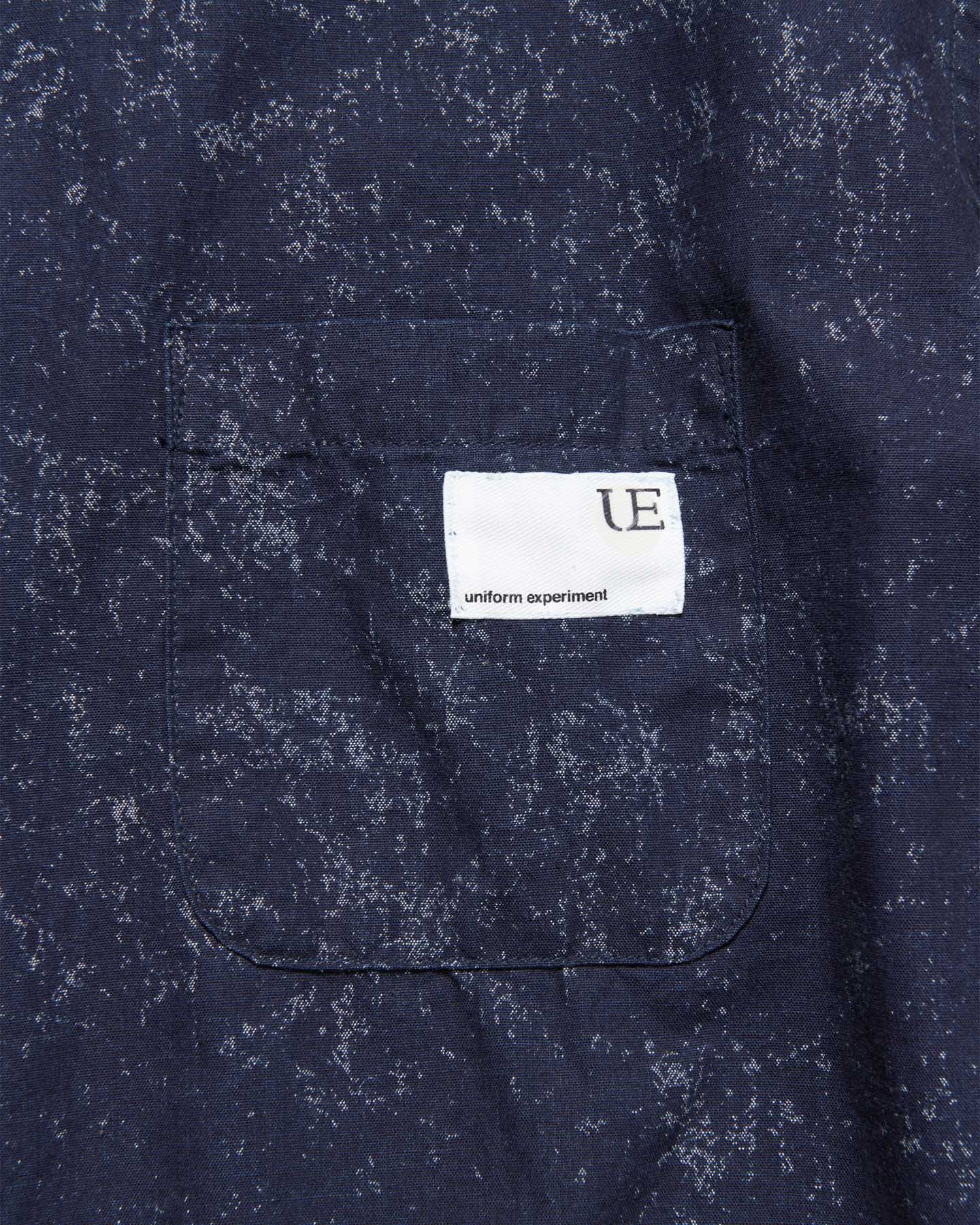 画像4: uniform experiment / INDIGO PRINT DRAWCORD SHIRT