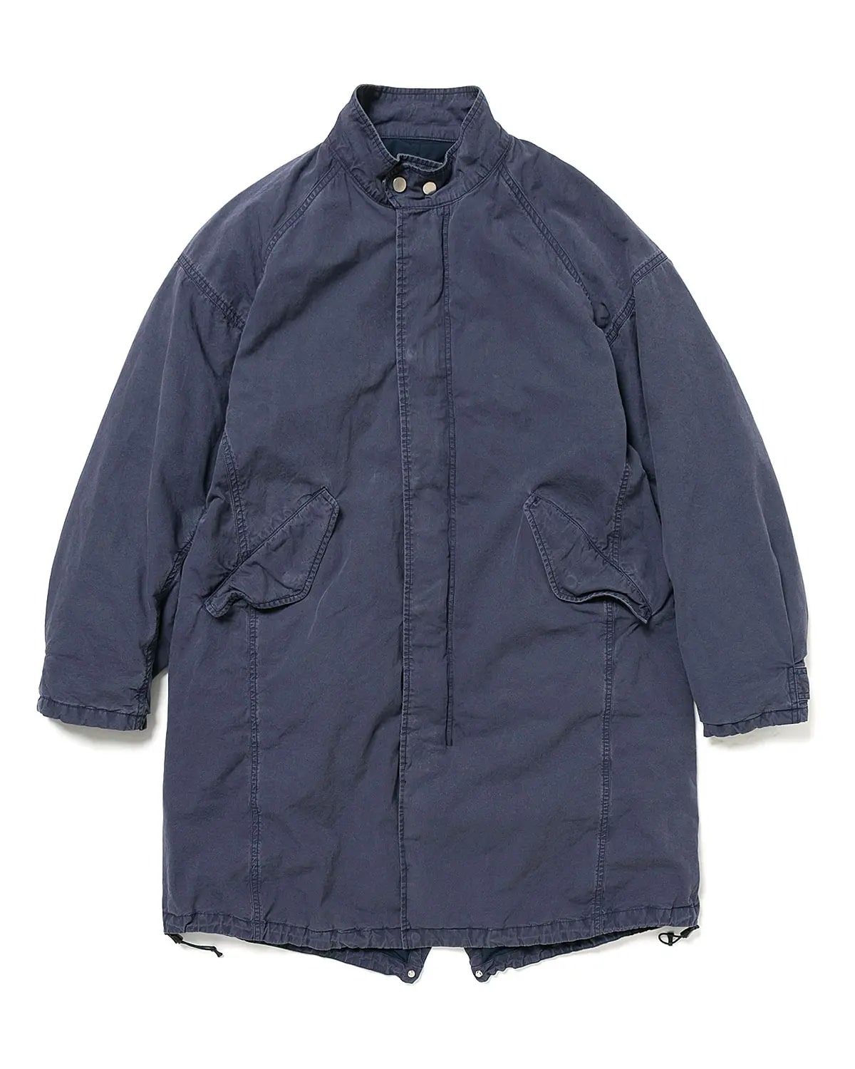 画像1: nonnative / ノンネイティブ / TROOPER COAT COTTON TYPEWRITER SULFUR DYE WITH GORE-TEX WINDSTOPPER®