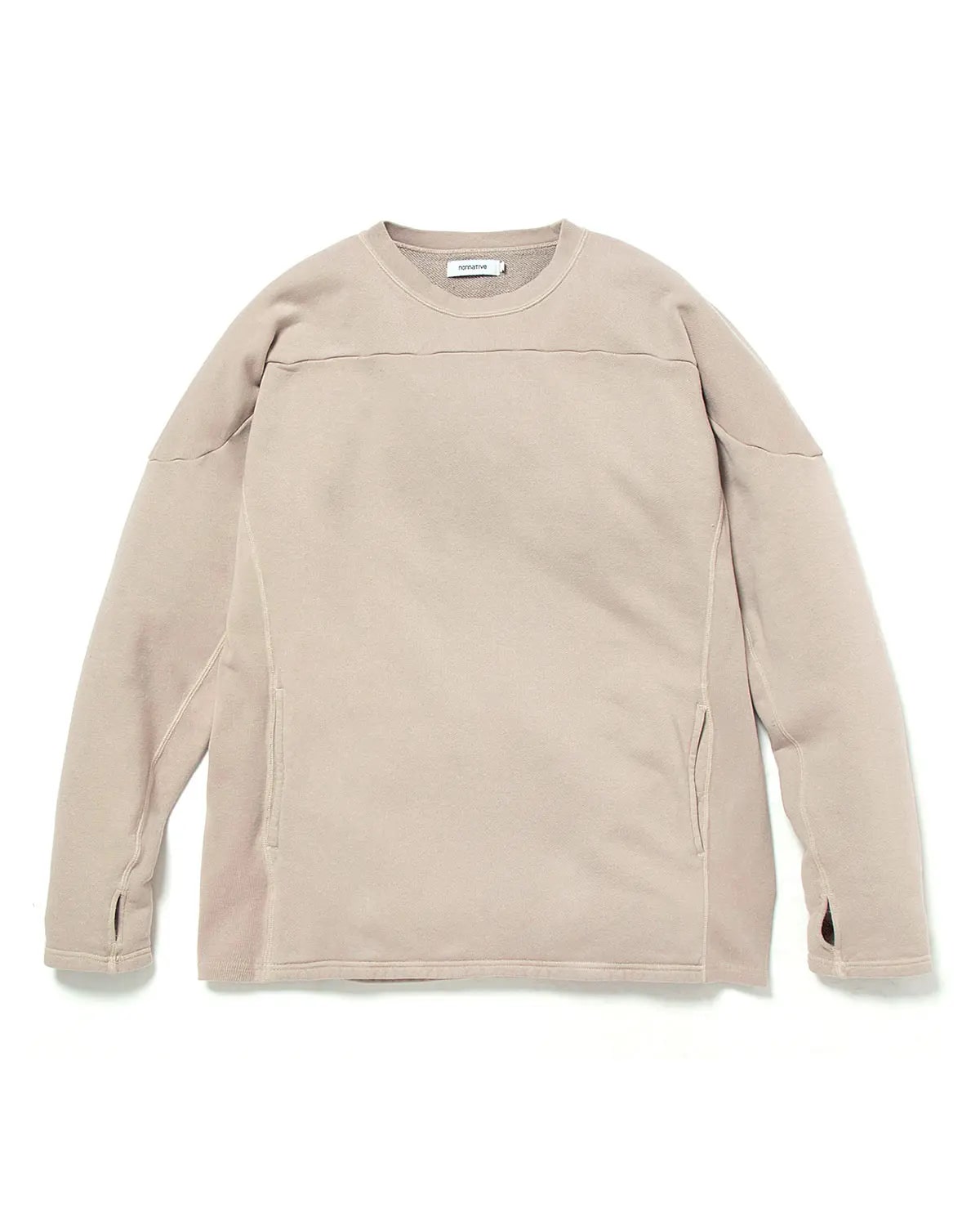 画像1: nonnative / ノンネイティブ / COACH CREW PULLOVER COTTON SWEAT OVERDYED