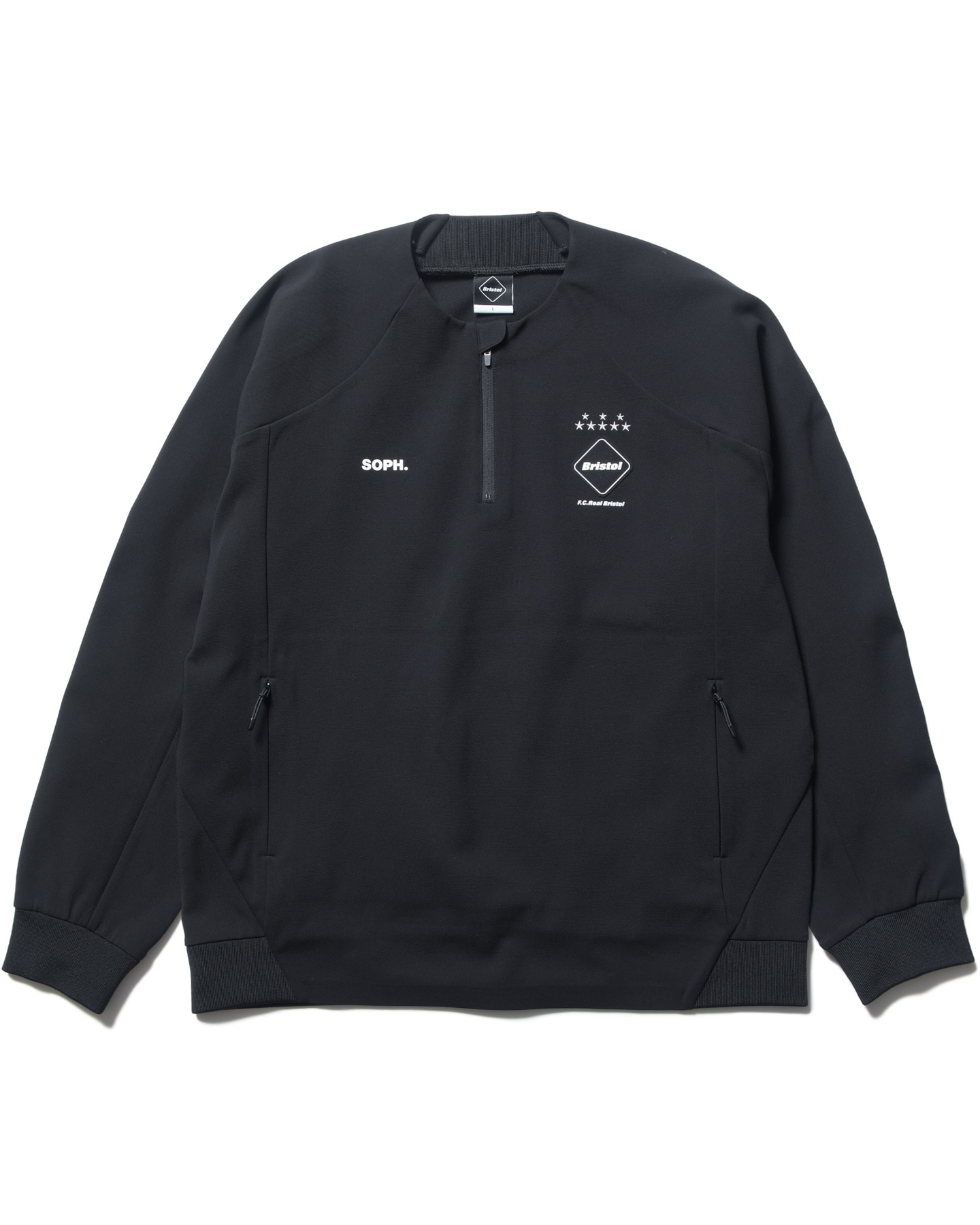 画像1: F．C．REAL BRISTOL / PDK HALF ZIP TOP