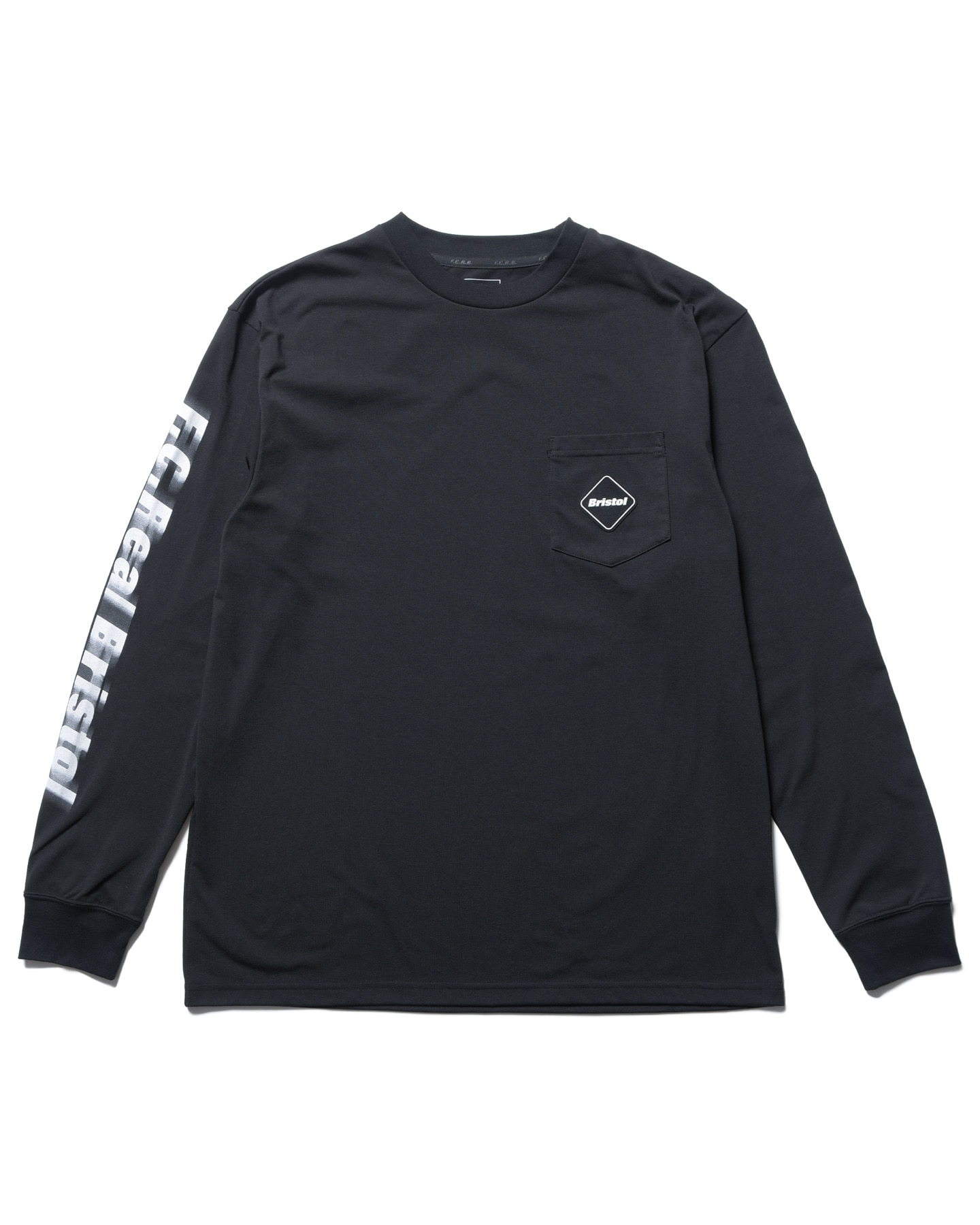 画像1: F．C．REAL BRISTOL / BLURRED LOGO L/S TEAM POCKET TEE