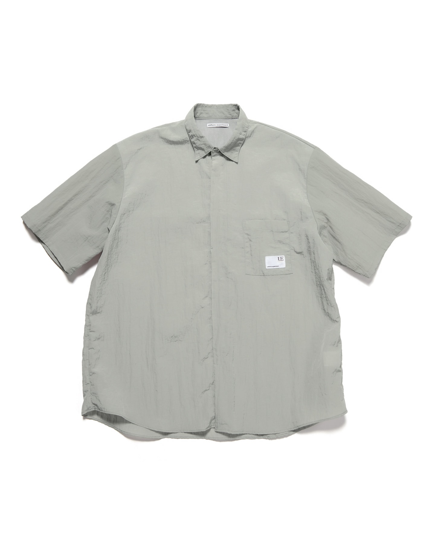 画像1: uniform experiment / CRYSTAL NYLON VENTILATION SHIRT
